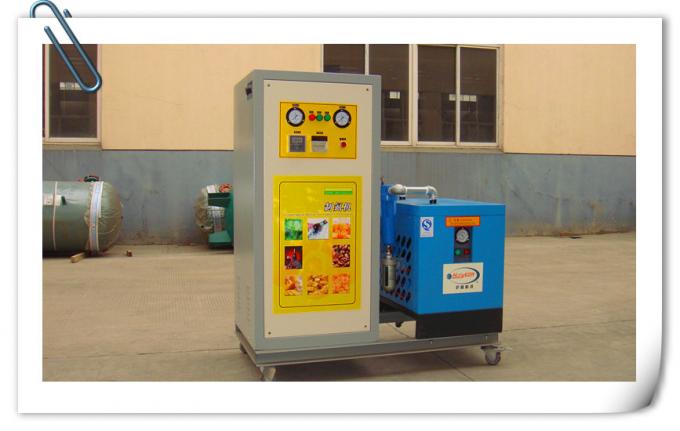 White Small Mobile Nitrogen Gas Generator Filling System 0.1 Kw Easyily Operating 0