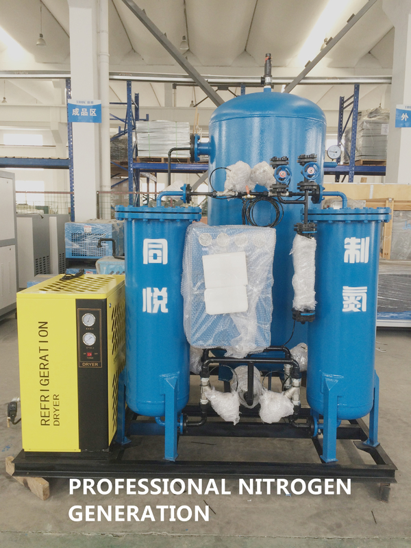 Plastic Casting Industrial Nitrogen Gas Generator PSA Lower Space Requirement