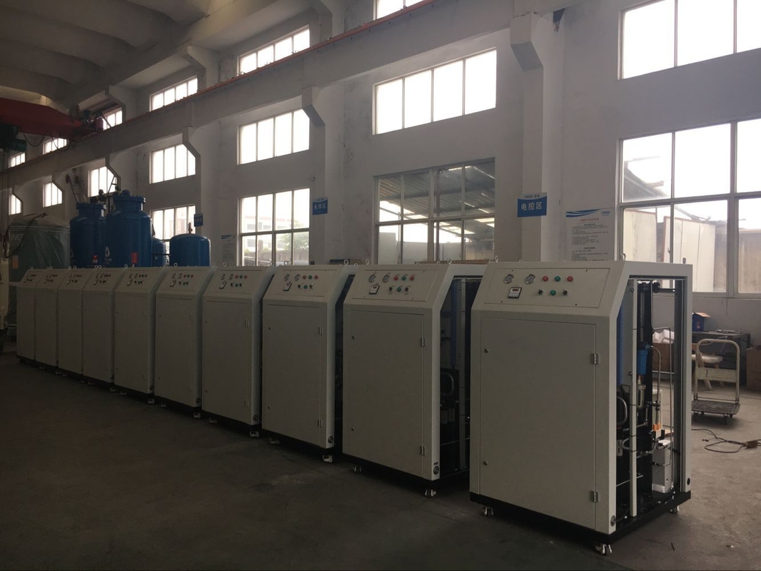 Low Dew Point Mobile Nitrogen Gas Generator For Food Industry 10Nm3/H High Purity 99%