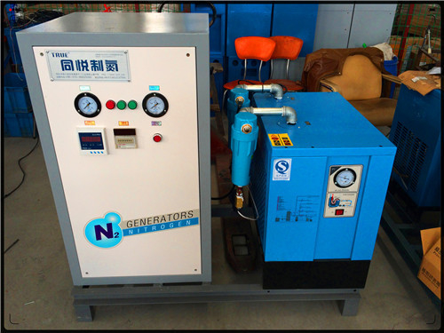 Air separation High Purity small Nitrogen Gas Generator Carbon Steel PSA N2 Generator for tyre filling system