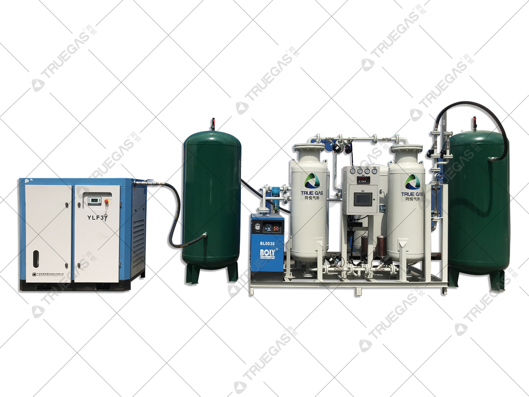 PSA Nitrogen generator  with high purity 99.99%   for  food packing machine